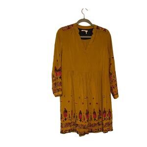 floreat dress embroidered Maeve Navy Floral Embroidered Midi Dress – Frock and Frill main image 1